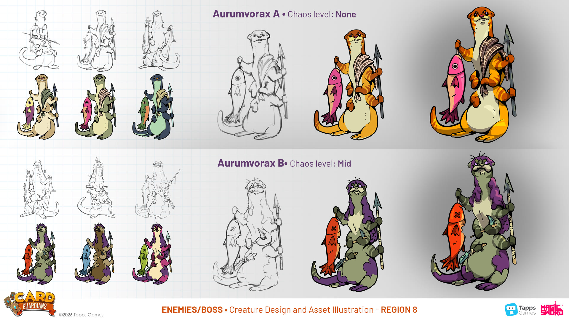 Enemy concept art for Card Guardians by Magic Sword Studio for Tapps Games (7 of 19)